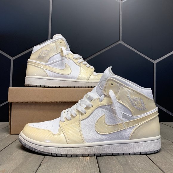 air jordan 1 cream white